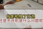 投影仪灯泡后盖脱落怎么办（解决方法及注意事项）