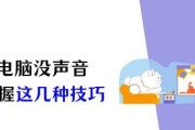 电脑没声音一键恢复？如何快速解决电脑无声问题？